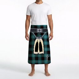 ScotsTee Shop Scottish Dunlop Ancient Clan Highland Kilt Sporran Tartan Beach Towel