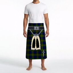 ScotsTee Shop Scottish Dundas Modern 02 Clan Highland Kilt Sporran Tartan Beach Towel