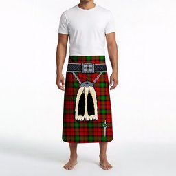 ScotsTee Shop Scottish Kerr Clan Highland Kilt Sporran Tartan Beach Towel