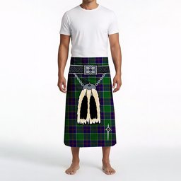 ScotsTee Shop Scottish Inkster Clan Highland Kilt Sporran Tartan Beach Towel