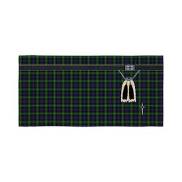 ScotsTee Shop Scottish Farquharson Clan Highland Kilt Sporran Tartan Beach Towel