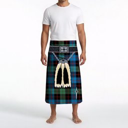ScotsTee Shop Scottish Guthrie Ancient Clan Highland Kilt Sporran Tartan Beach Towel