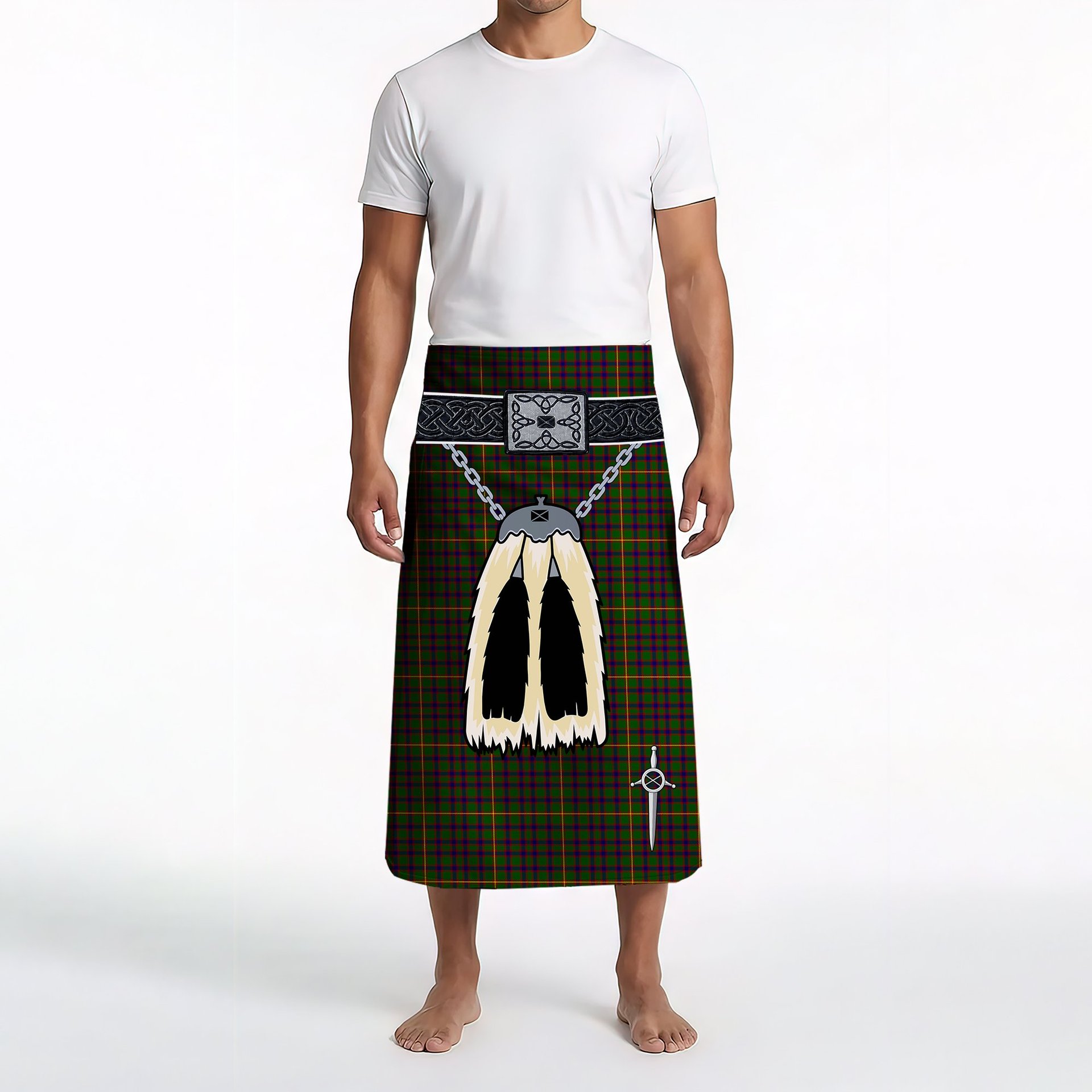 ScotsTee Shop Scottish Hall Clan Highland Kilt Sporran Tartan Beach Towel