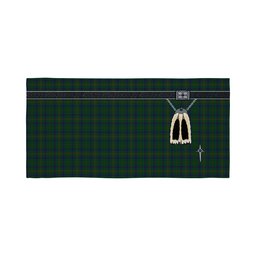 ScotsTee Shop Scottish Kennedy Clan Highland Kilt Sporran Tartan Beach Towel