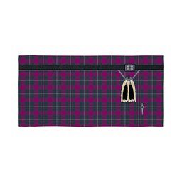 ScotsTee Shop Scottish Gregor Hunting Modern Clan Highland Kilt Sporran Tartan Beach Towel