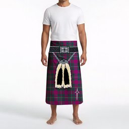 ScotsTee Shop Scottish Gregor Hunting Modern Clan Highland Kilt Sporran Tartan Beach Towel