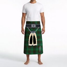 ScotsTee Shop Scottish MacAlpine Ancient Clan Highland Kilt Sporran Tartan Beach Towel