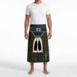 ScotsTee Shop Scottish Langston Clan Highland Kilt Sporran Tartan Beach Towel