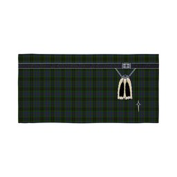 ScotsTee Shop Scottish MacInnes Clan Highland Kilt Sporran Tartan Beach Towel