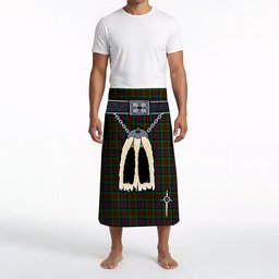 ScotsTee Shop Scottish MacDuff Hunting Clan Highland Kilt Sporran Tartan Beach Towel