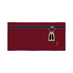 ScotsTee Shop Scottish MacNab Old Clan Highland Kilt Sporran Tartan Beach Towel