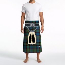 ScotsTee Shop Scottish MacNicol Hunting Clan Highland Kilt Sporran Tartan Beach Towel