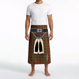 ScotsTee Shop Scottish MacDonald of Kingsburgh Clan Highland Kilt Sporran Tartan Beach Towel
