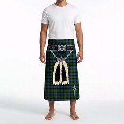 ScotsTee Shop Scottish Mackenzie Clan Highland Kilt Sporran Tartan Beach Towel