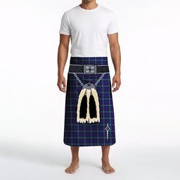 ScotsTee Shop Scottish Kirkcaldy Clan Highland Kilt Sporran Tartan Beach Towel