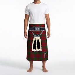 ScotsTee Shop Scottish MacKillop Clan Highland Kilt Sporran Tartan Beach Towel