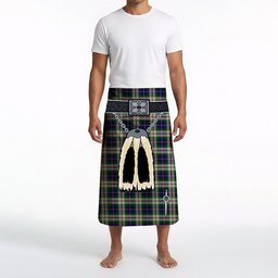 ScotsTee Shop Scottish MacLeod Of Californian Clan Highland Kilt Sporran Tartan Beach Towel