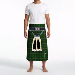 ScotsTee Shop Scottish MacClure Hunting Clan Highland Kilt Sporran Tartan Beach Towel