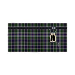 ScotsTee Shop Scottish MacKinlay Dress Clan Highland Kilt Sporran Tartan Beach Towel