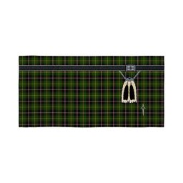 ScotsTee Shop Scottish MacLamroc Clan Highland Kilt Sporran Tartan Beach Towel