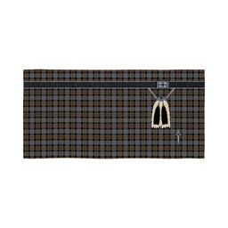 ScotsTee Shop Scottish MacKay Weathered Clan Highland Kilt Sporran Tartan Beach Towel