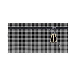 ScotsTee Shop Scottish MacLeod Black and White Clan Highland Kilt Sporran Tartan Beach Towel