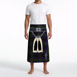 ScotsTee Shop Scottish Lumsden Hunting Clan Highland Kilt Sporran Tartan Beach Towel
