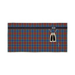 ScotsTee Shop Scottish MacBeth Modern SC Clan Highland Kilt Sporran Tartan Beach Towel