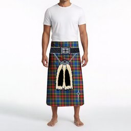 ScotsTee Shop Scottish MacBeth Modern SC Clan Highland Kilt Sporran Tartan Beach Towel