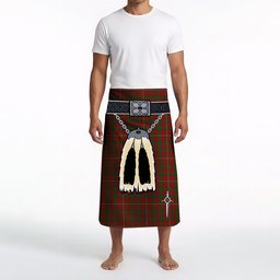 ScotsTee Shop Scottish MacKinnon Clan Highland Kilt Sporran Tartan Beach Towel