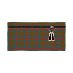 ScotsTee Shop Scottish MacGowan Ancient Clan Highland Kilt Sporran Tartan Beach Towel