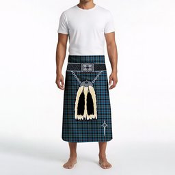 ScotsTee Shop Scottish MacCorquodale Clan Highland Kilt Sporran Tartan Beach Towel