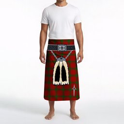 ScotsTee Shop Scottish MacDonald of Sleat Clan Highland Kilt Sporran Tartan Beach Towel