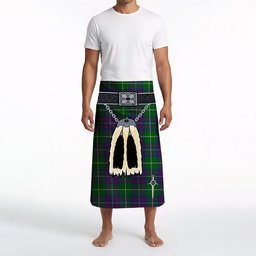 ScotsTee Shop Scottish MacIntyre Inglis Clan Highland Kilt Sporran Tartan Beach Towel