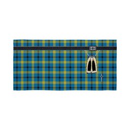 ScotsTee Shop Scottish Laing Modern Clan Highland Kilt Sporran Tartan Beach Towel