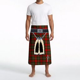 ScotsTee Shop Scottish MacGregor Clan Highland Kilt Sporran Tartan Beach Towel