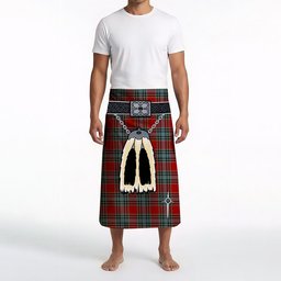 ScotsTee Shop Scottish MacLeay Clan Highland Kilt Sporran Tartan Beach Towel
