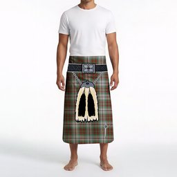 ScotsTee Shop Scottish MacBain Dress Clan Highland Kilt Sporran Tartan Beach Towel