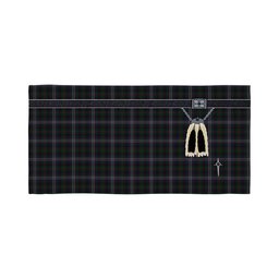 ScotsTee Shop Scottish MacGlynn Clan Highland Kilt Sporran Tartan Beach Towel