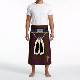 ScotsTee Shop Scottish MacGowan Clan Highland Kilt Sporran Tartan Beach Towel