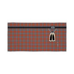 ScotsTee Shop Scottish MacFarlane Ancient Clan Highland Kilt Sporran Tartan Beach Towel