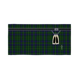 ScotsTee Shop Scottish MacBride Clan Highland Kilt Sporran Tartan Beach Towel