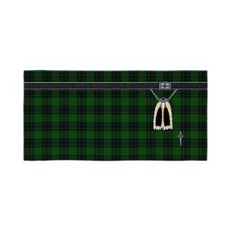 ScotsTee Shop Scottish MacKinross Clan Highland Kilt Sporran Tartan Beach Towel