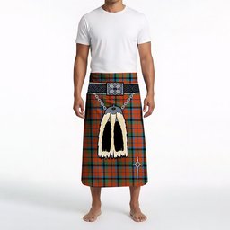 ScotsTee Shop Scottish Macnaghten Ancient Clan Highland Kilt Sporran Tartan Beach Towel