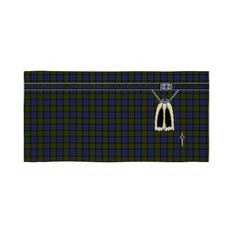 ScotsTee Shop Scottish MacPhedran Clan Highland Kilt Sporran Tartan Beach Towel