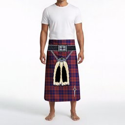 ScotsTee Shop Scottish MacGregor of Glengyle Clan Highland Kilt Sporran Tartan Beach Towel