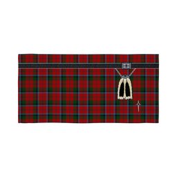 ScotsTee Shop Scottish Macnaghten Clan Highland Kilt Sporran Tartan Beach Towel
