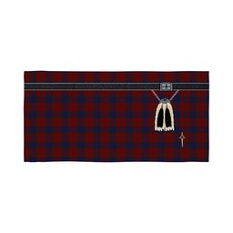 ScotsTee Shop Scottish Lawlis Clan Highland Kilt Sporran Tartan Beach Towel