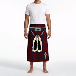 ScotsTee Shop Scottish Lawlis Clan Highland Kilt Sporran Tartan Beach Towel