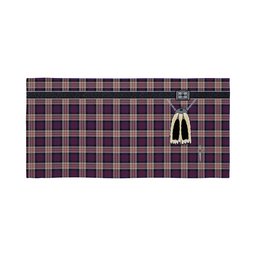 ScotsTee Shop Scottish MacDonald Pattern of Plaids Clan Highland Kilt Sporran Tartan Beach Towel